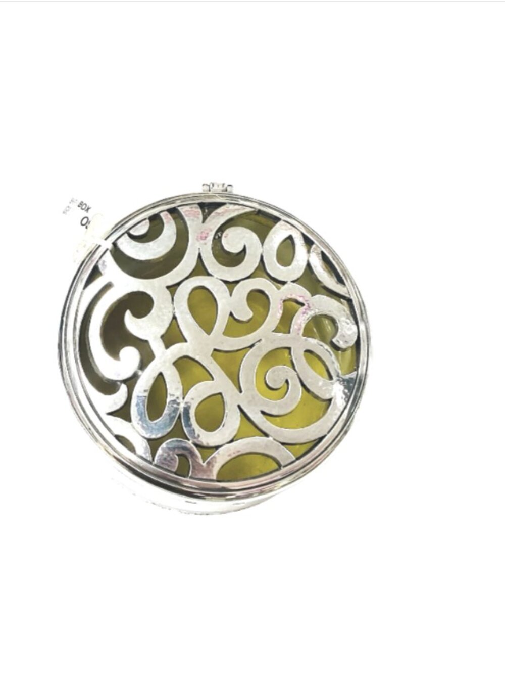 #Brighton #TrinketBox #JewelryOrganizer #VanityDecor #SilverTrinketBox #Coquette - Picture 7 of 7